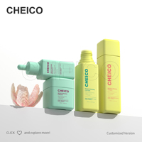 Ensemble d'emballages cosmétiques avec bouteilles en plastique et bouchons spirale pour soins de la peau, crème, tonique et hydratant OEM