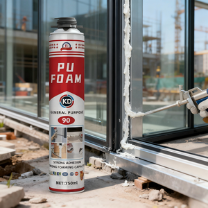 <span class=keywords><strong>Mousse</strong></span> de <span class=keywords><strong>polyuréthane</strong></span> écologique personnalisable avec logo, prix de gros, pour l'installation professionnelle de cadres de fenêtres et de portes - Product Image 4