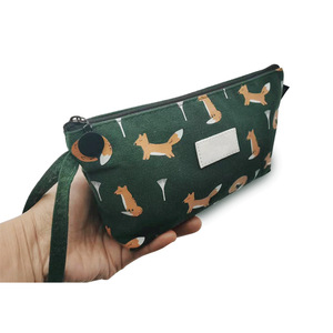 Trousse à crayons à motif de renard vert foncé, sac de rangement pour étudiants de grande capacité pour fournitures scolaires - Product Image 4