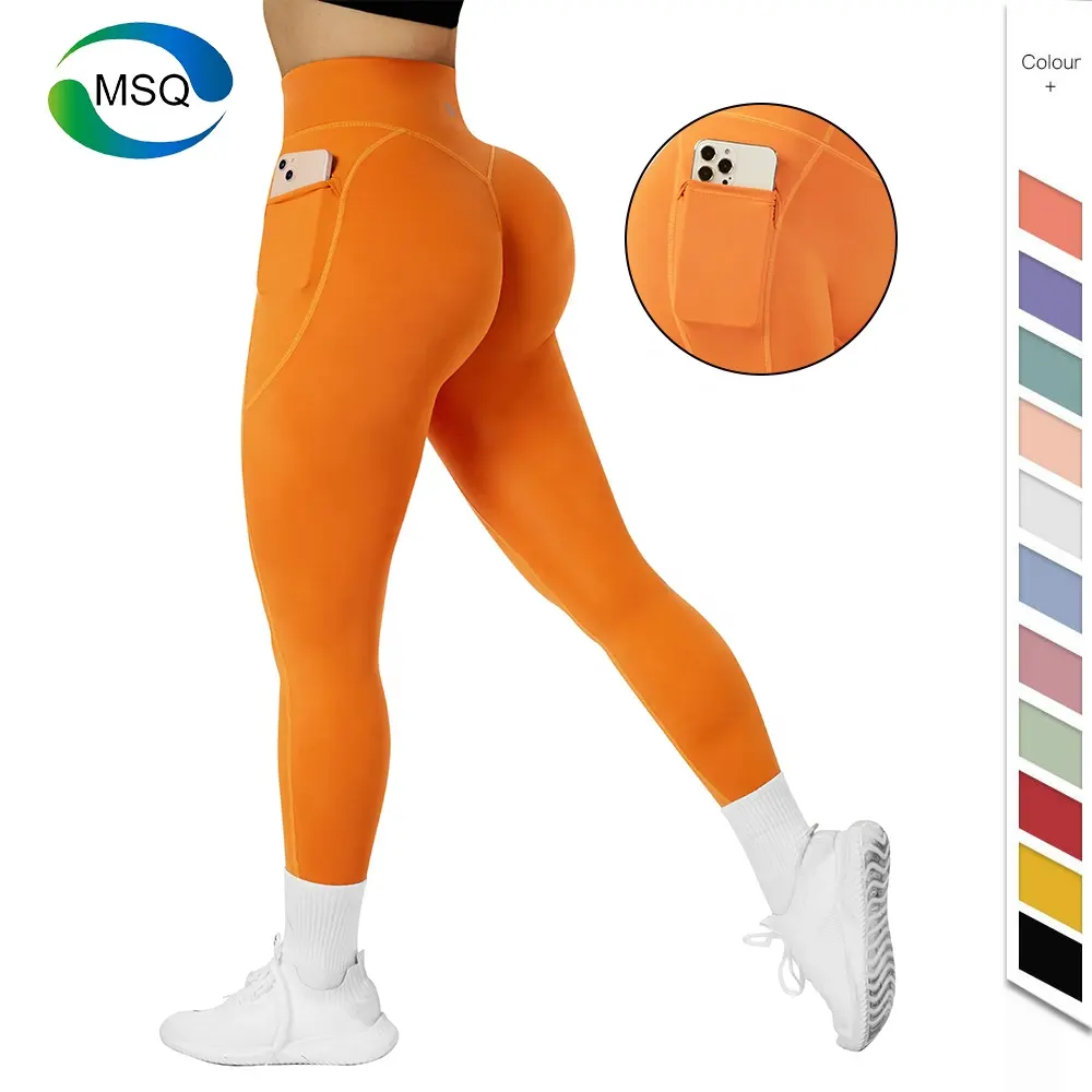 Custom Workout Yoga Broek Panty Plus Size Hardloop Gym Dragen Hoge Taille Buikcontrole Vrouwen Yoga Legging Zakken
