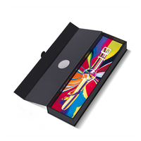 Boîte d'emballage en carton magnétique de style livre avec logo personnalisé de luxe pour montre intelligente et bracelet