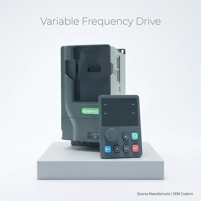 Inverter Three Phase VFD Water Pump & Compressor Controller 1.5KW AC Motor Frequency Drive 380V IP20 for Industrial Automation