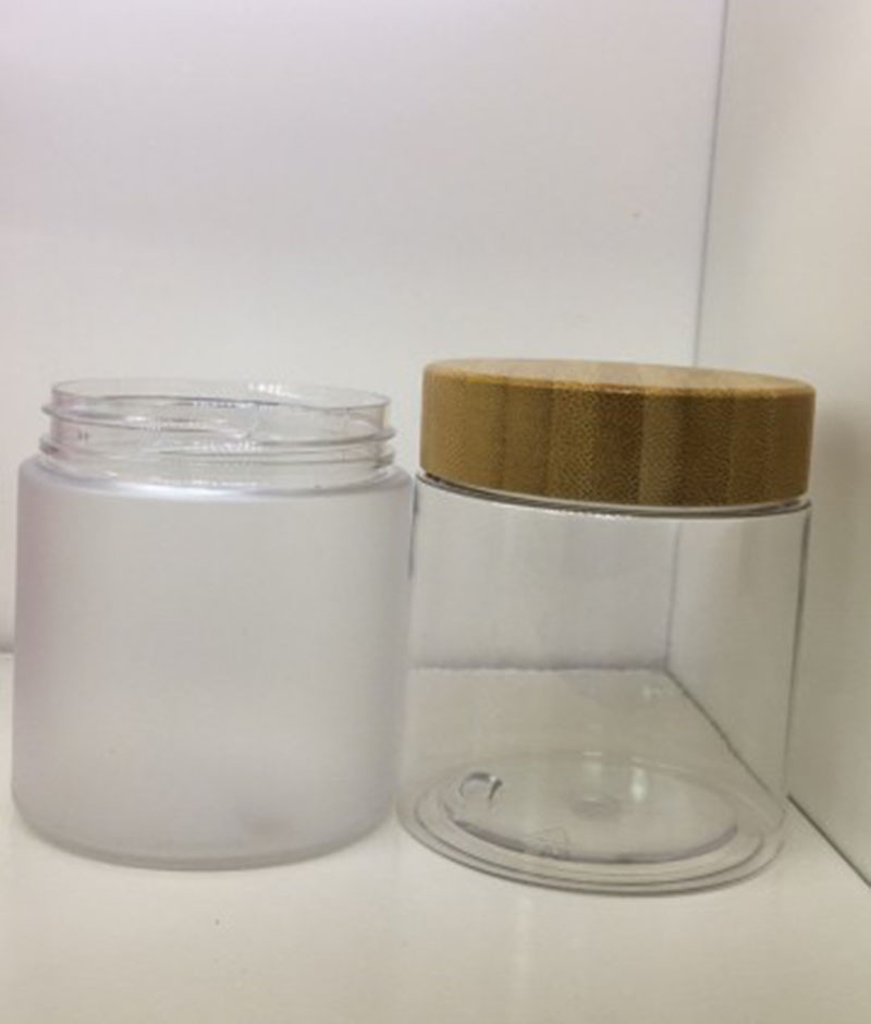 Frosted Glass Cream Biodegradable Cosmetic Jars 0.35oz To 3.5oz Sprayer Pump