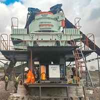 Ligne de production de concassage de granit et de fabrication de sable de 100-150 TPH avec moteur AC, engrenage PE600x900, CH430, VSI9526 pour le projet minier des Comores