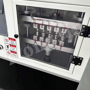 Machine d'essai de fatigue des ressorts à cinq postes, testeur de ressorts d'amortisseurs variés, équipement d'essai de durabilité des ressorts complet - Product Image 5