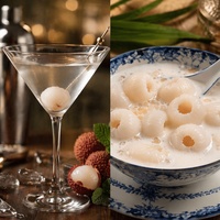 Graad A Halal IQF Diepvries Gepelde Ontpitte Lychee Groothandel |   100% natuurlijk versgevroren lycheevlees voor sappen & desserts