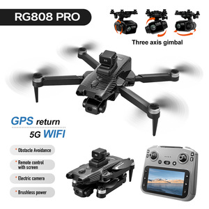 <span class=keywords><strong>Drone</strong></span> RG808PRO transfrontalier avec nacelle stabilisée trois axes, contrôle par écran, positionnement GPS et par flux optique, évitement d'obstacles, moteur brushless - Product Image 1