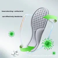 Semelles intérieures unisexes absorbant la transpiration, lavables, anti-odeur, respirantes, ultra-douces, légères, amortissantes, pour le sport et la marche prolongée
