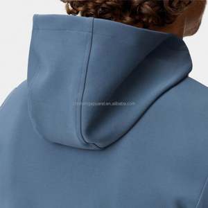 Sudadera con capucha bordada personalizada para Hombre Sudaderas con capucha de lana de alta calidad Golf béisbol algodón Spandex Boxy Zip up Sudadera con capucha para hombres - Product Image 2