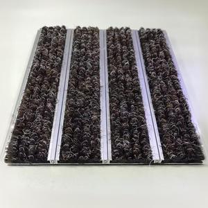 Système de tapis d'entrée en aluminium sur mesure, vente directe usine, tapis commerciaux intégrés pour entreprises, antidérapants - Product Image 1