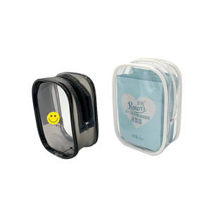 Direct Custom Printed <b>Clear</b> Three-Dimensional Candy Waterproof Packaging <b>Travel</b> <b>Bags</b> Zipper Closure Fashion Style PVC Low Price - Product Image 1