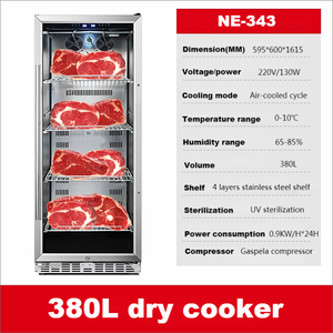 Réfrigérateur à viande sec de dernière génération, armoire de refroidissement pour salami, vitrine réfrigérée pour restaurant - Product Image 2