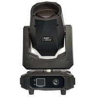MAITE 300W Projecteur Beam à Tête Mobile Ra95 8000K en Alliage d'Aluminium Double Prisme Contrôle DMX512 Dimmable pour Discothèques, DJ, Fêtes, Scènes et Clubs Nocturnes