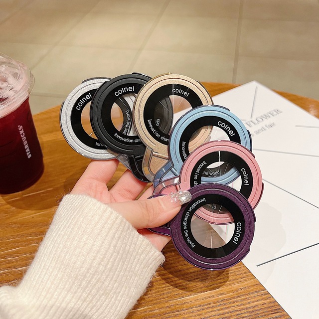 Mobile Phone Magnetic Ring Holder for Iphone Foldable Magnetic Finger Ring Grip Car Mount Phone Bracket for Samsung for Huawei