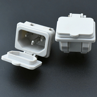 10A 250V AC Power Socket 3 Pin Étanche DB-14 AC Socket C14 IEC 320