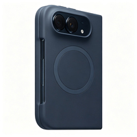 Fournisseur en gros d'accessoires en vrac, coques de téléphone portable, protection contre les chocs, protection de l'appareil photo, coque en silicone magnétique pour iPhone 18 Duo