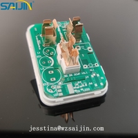 Soket PCB Universal aksesori konektor AC listrik dengan kontak Stamping lembar kuningan fosfor logam