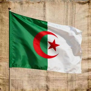 Drapeaux personnalisés imprimés numériquement en polyester, imperméables et infroissables, pour tous les pays, y compris l'Algérie et l'Afrique, vente en gros, prix d'usine - Product Image 1