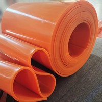 Feuille de caoutchouc de silicone industriel en mousse de silicone orange de haute qualité Feuilles de silicone pour divers métiers et applications