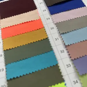 Multi warna tipis tahan abrasi tenun Ripstop 100 kain nilon untuk celana tahan air