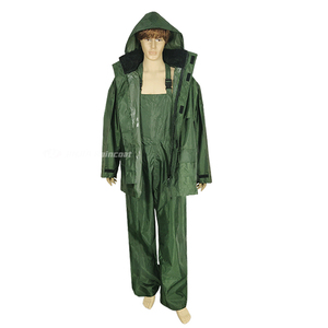 Ensemble <span class=keywords><strong>de</strong></span> vêtements <span class=keywords><strong>de</strong></span> travail imperméables personnalisés, veste et pantalon à bretelles imperméables, tissu ripstop résistant, combinaison <span class=keywords><strong>de</strong></span> pluie pour hommes adultes, pour la conduite à vélo - Product Image 3