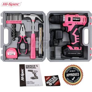 Cordless Drill 12V Lithium Ion Variable Speed Reversible 50Nm Torque With Accessories And <b>Tool</b> Box - Product Image 5