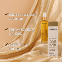 Kit de Soins Capillaires Naturels Format Voyage Shampoing Après-Shampoing Crème Lissante Nano Kératine Sérum Réparateur Traitement Kératine Brésilienne