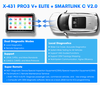 Herramienta Profesional de Diagnóstico OBD 2 para Camiones y Coches Launch X431 PRO3 V+ ELITE Pro3s+ EURO PRO4, Alimentada por Batería con 2 Años de Actualizaciones