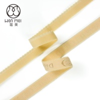 Bande élastique multi-style 10mm 12mm 15mm Logo personnalisé Bande élastique pour sous-vêtements Picot Bande élastique en nylon brillante pour soutien-gorge