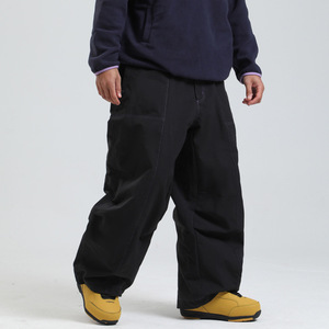 Pantalones de Esquí Impermeables Unisex Gsou Snow, Corte Holgado, Pierna Ancha, Resistentes al Viento, para Invierno y Actividades al Aire Libre - Product Image 2