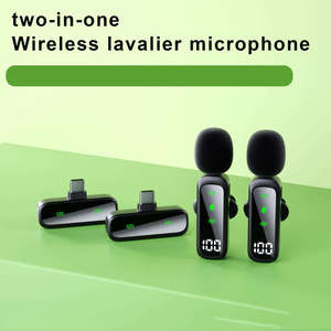 T20 Portable Mini Lapel Microphone Noise Cancelling Feature <b>Wireless</b> Lavalier Mic for iPhone iPad YouTube TikTok Livestream - Product Image 5