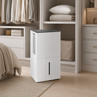 Déshumidificateur d'air 50L avec écran LED, technologie de compresseur pour grandes pièces, sous-sols domestiques, contrôle de l'humidité réglable, contrôlable par application
