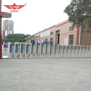 Automatic <b>Retractable</b> Entry Driveway <b>Gate</b> for Apartment Courtyard Hotel Hospital Warehouse School with Seal Plate - Product Image 2