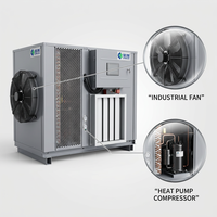 Warmtepompdehydrator voor mangokernen en mangozaden, 130 kg, multifunctionele landbouwdroger