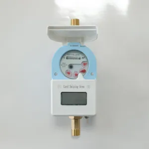 Compteur d'eau étanche DN15mm 20mm 25mm en laiton Smart Prepaid IC Card