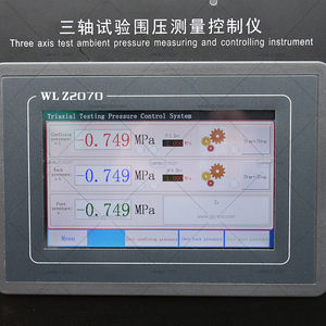 <span class=keywords><strong>Machine</strong></span> d'essai de cisaillement triaxial automatique pour la résistance des sols, équipement de laboratoire géotechnique - Product Image 6