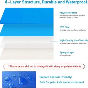 Colchoneta Refrigerante Moderna de PVC Sólido de Gran Venta para Perros, Nido de Hielo para Disipación del Calor de Verano, Uso Transfronterizo - Product Image 4