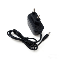 Ventes directes mondiales 12V DC Adaptateur secteur universel 5.5mm X 2.5mm PC Matériau ignifuge Câble EU Plug in pour lumières LED