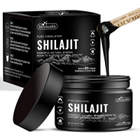 Shilajit Pur, Formule de Résine de l'Himalaya pour Hommes et Femmes, Force Maximale avec Plus de 105 Oligo-éléments, Qualité Or