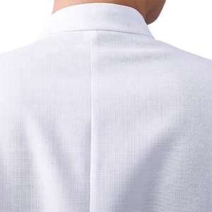 Sunyue in cotone <span class=keywords><strong>da</strong></span> uomo, giacca <span class=keywords><strong>da</strong></span> cuoco bianca, giacca <span class=keywords><strong>da</strong></span> <span class=keywords><strong>BAR</strong></span> personalizzata, cappotto <span class=keywords><strong>da</strong></span> <span class=keywords><strong>lavoro</strong></span> in misto cotone, uniforme <span class=keywords><strong>da</strong></span> cucina, per ristorante e <span class=keywords><strong>Bar</strong></span> - Product Image 5