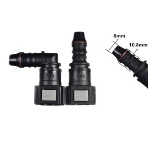 7.89 ID6 Auto Car Fuel Line Bundy Tee Hose Coupler Nylon Motorcycle Hose Coupler Quick Release Connect Connector Aksesoris Mobil - Product Image 4