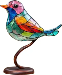 Wholesale Creative Cute Animal Home Decoration bird Series Alloy Decorations For Home Decor