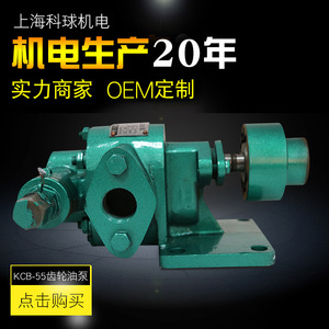 Kcb-55 Gear Pump 1.1 M3 H 5 M Head High Speed Steel Rotary Oil Pump For Replace Repair Electric Driven China Made - Product Image 3