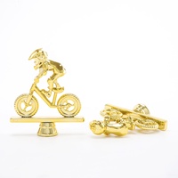 Le plus récent vélo Pushbike Balance vélo Statue Figurines figurine trophée pièces Toppers pour le sport GZ77