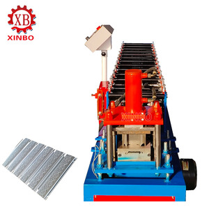 เครื่องโรลเลอร์บานเกล็ดม้วนขึ้นรูปด้วยการกดดอกไม้ที่แตกต่างกันบนโปรไฟล์ไม้ระแนง - Product Image 1