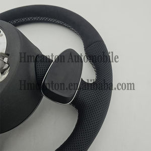 Volante Deportivo con Base de Cuero Perforado Alcantara para Audi A4 A4L A5 A6 A7 B8 - Product Image 6