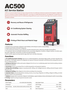 Estación de Servicio de <span class=keywords><strong>Aire</strong></span> <span class=keywords><strong>Acondicionado</strong></span> para Automóviles LAUNCH AC500, Máquina de Recuperación y Carga de Refrigerante para R1234YF y <span class=keywords><strong>R134A</strong></span> - Product Image 2