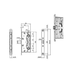 ISEO LAF1011354 #   Serratura Antipanico Antincendio per Porte di Sicurezza Made in Italy - Product Image 1