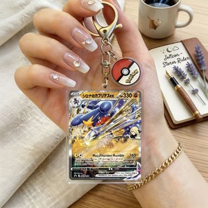 พวงกุญแจอะคริลิคโปเกมอนภาษาอังกฤษ PTCG Pocket Elves หมายเลข 201-300  ลาย Clefairy, <span class=keywords><strong>Butterfree</strong></span>, Umbreon  ของขวัญสำหรับแขวนกระเป๋า - Product Image 4