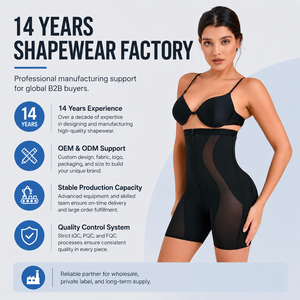 Langqin BBL Shapewear for Women Butt Lifter Waist Trainer Body <b>Shaper</b> Colombiana Tummy Control Shorts Hourglass Breathable - Product Image 4